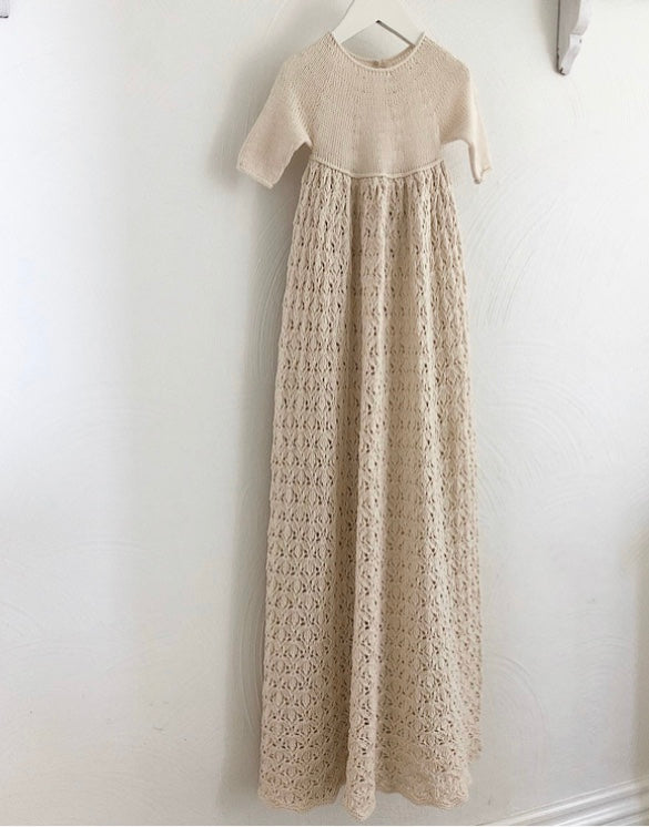Erantis Christening Dress - Knitting for Sif Erantis Christening Dress - Knitting for Sif